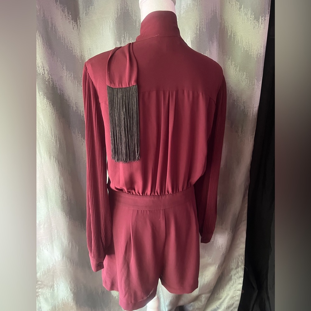 Michael Kors Beautiful burgundy color jumpsuit with cute design. Very cute S10 - Picture 8 of 14